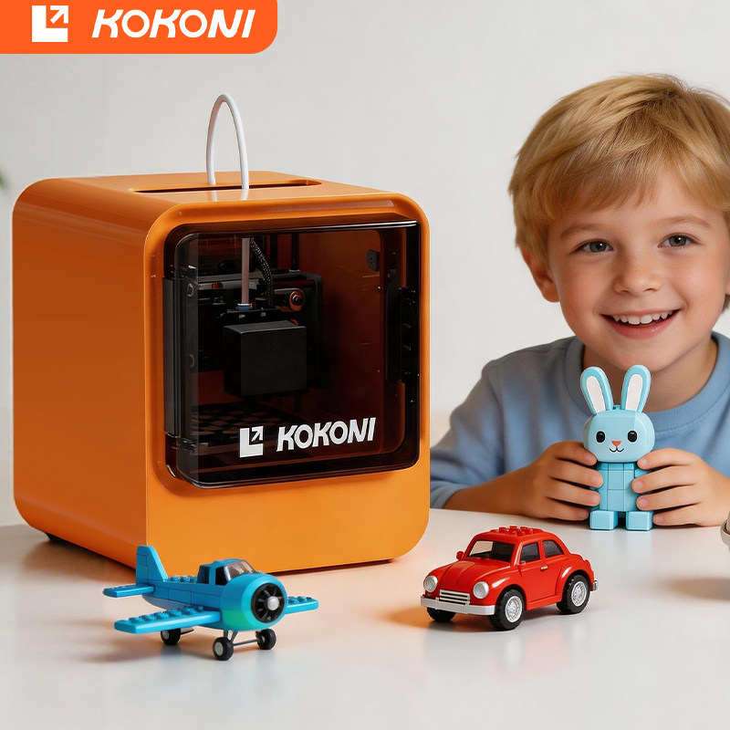 kokoni3d打印机儿童家用桌面小型封闭式立体机器迷你便宜男孩