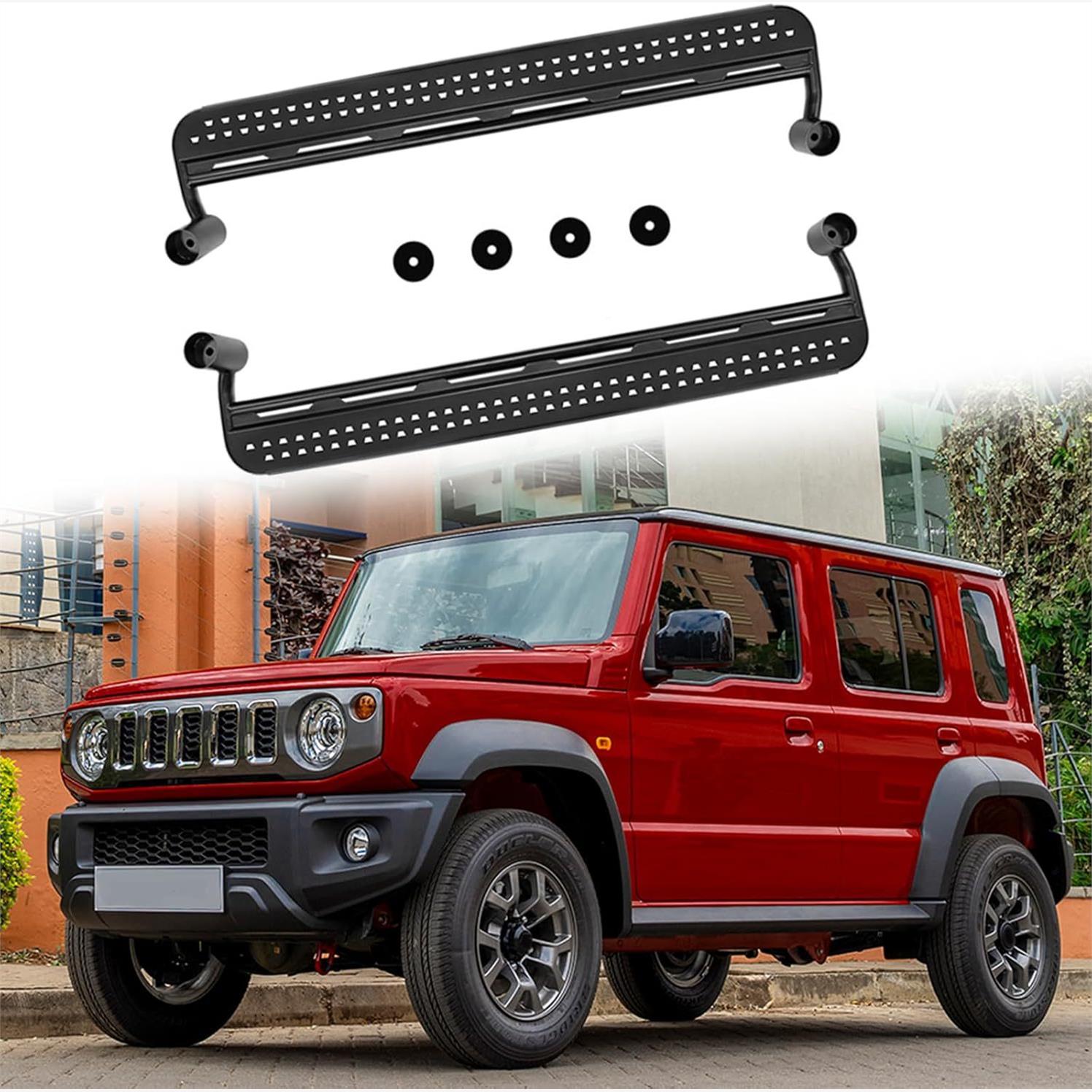 适用于2023 5门铃木吉姆尼越野改装踏板脚踏 侧杠JC74 JB74xl侧踏