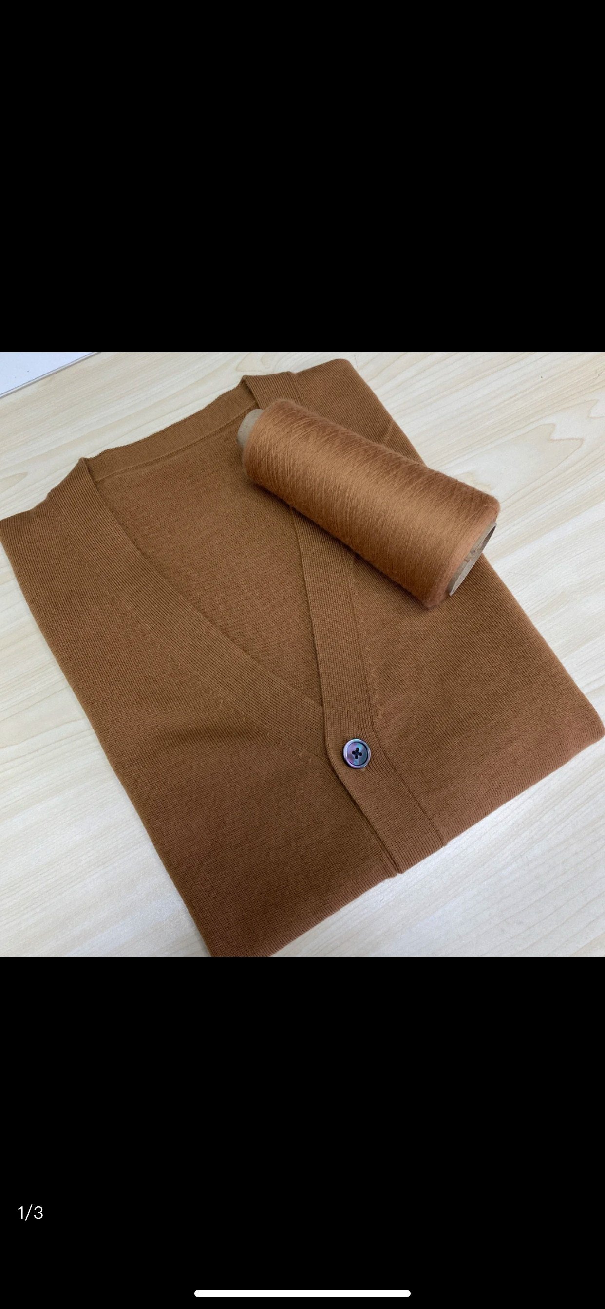 2026春男毛衣开衫驼色休闲上衣长袖50个精纺羊毛轻薄保暖顺丰包邮