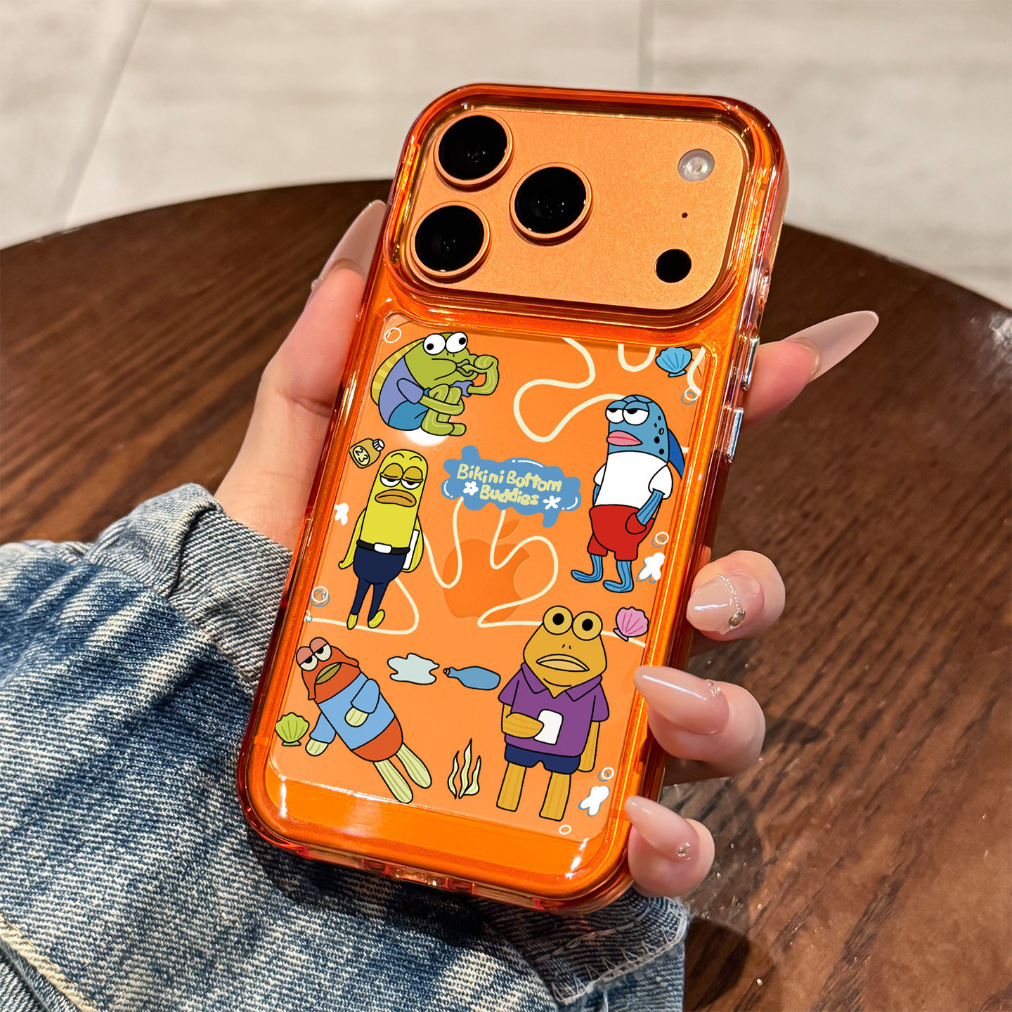 适用于苹果手机壳比奇堡路人甲