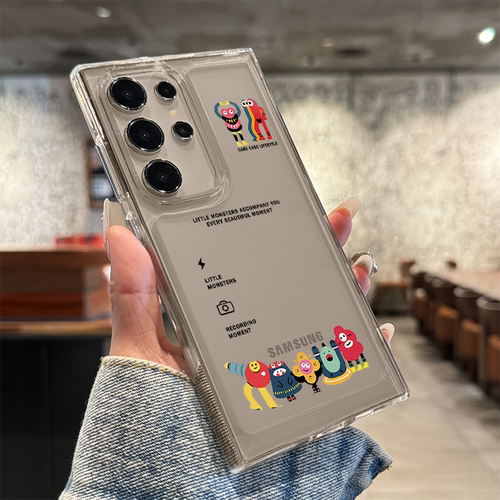 适用于三星手机壳相机小怪兽