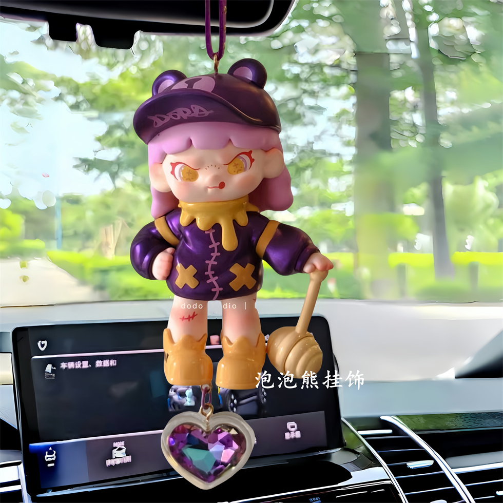 TNTSPACE正版dora丛林法则系列汽车车载挂件后视镜超萌车吊饰送礼