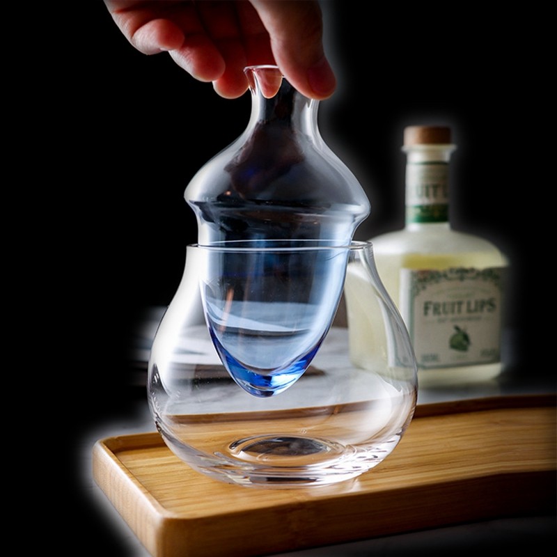 日式东洋佐佐木玻璃冰酒器温酒壶清酒黄酒冷酒分酒壶红酒醒酒酒具