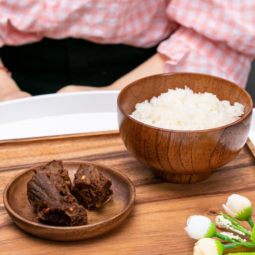 善鼎纯木质面碗复古木钵碗木饭碗