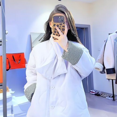 韩版宽松羽绒服女加厚保暖外套