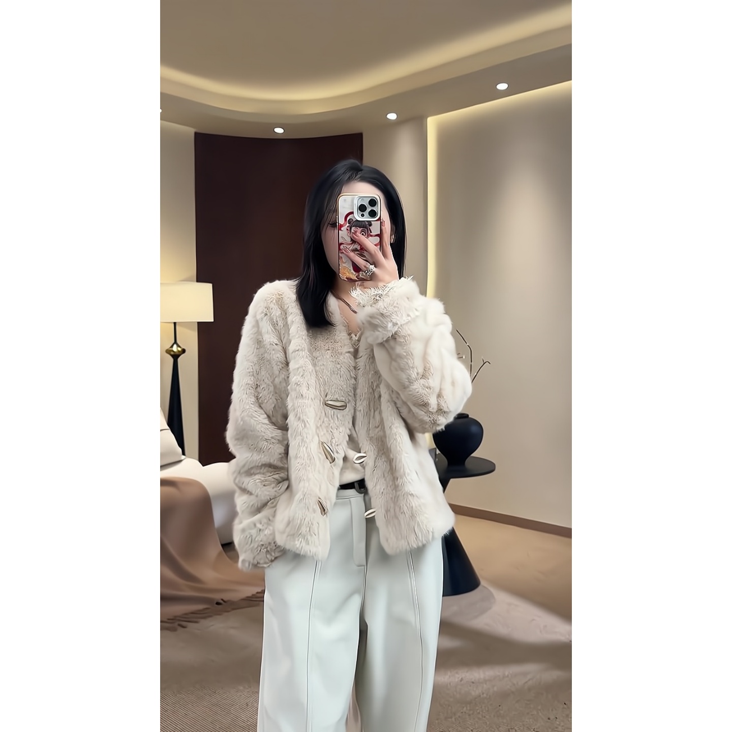 超推荐超百搭｜毛毛外套短款大衣