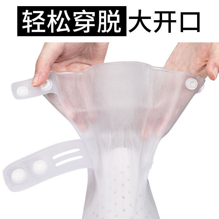 雨鞋套防b水d雨天防雨水鞋套防滑加厚耐磨成人男女下雨硅胶鞋套学