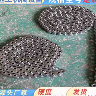 不锈钢工业链条定制大节距异型滚子传动链条单双排08B1Y2A弯板链