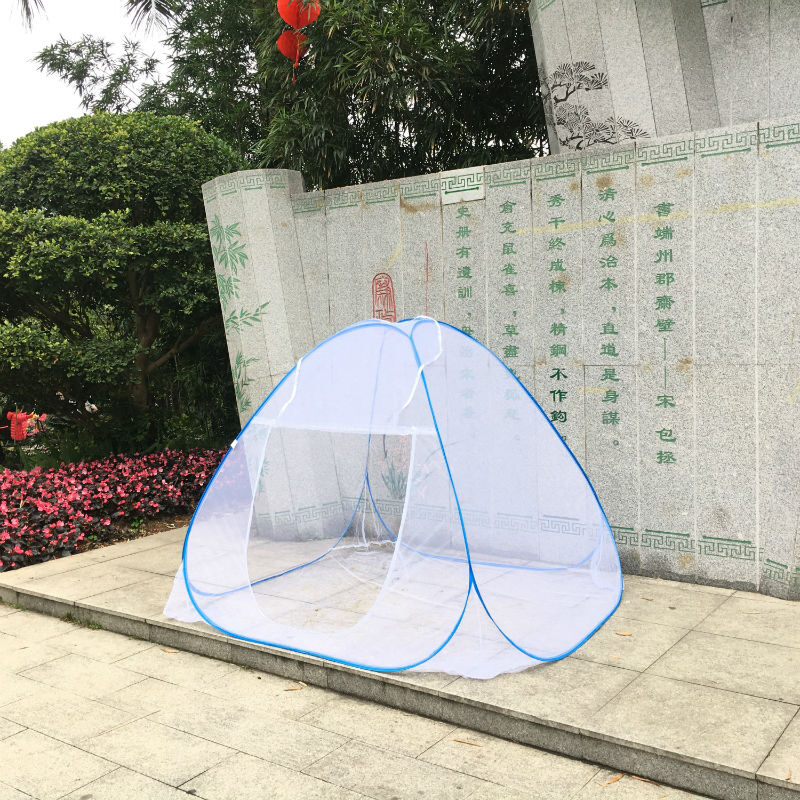 户外蚊帐免安装露营野外折叠式蒙古包帐篷便携旅行双人打地铺