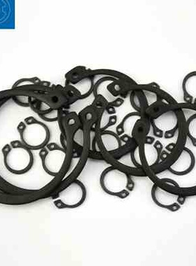 JBZQ4342重型轴用挡圈加厚挡圈重型卡簧C型加厚DIN1460开口100只