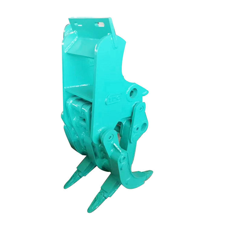 挖掘机抓木器 液压夹木器360度液压双缸夹石器 抓钢铁 机械夹木器