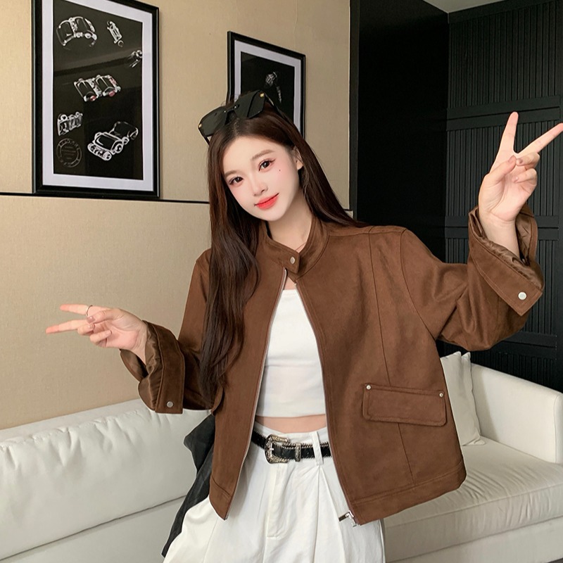 拉链休闲短款女士高品质