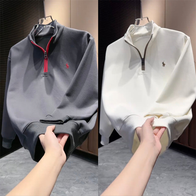 秋季男士潮流简约纯色时尚卫衣