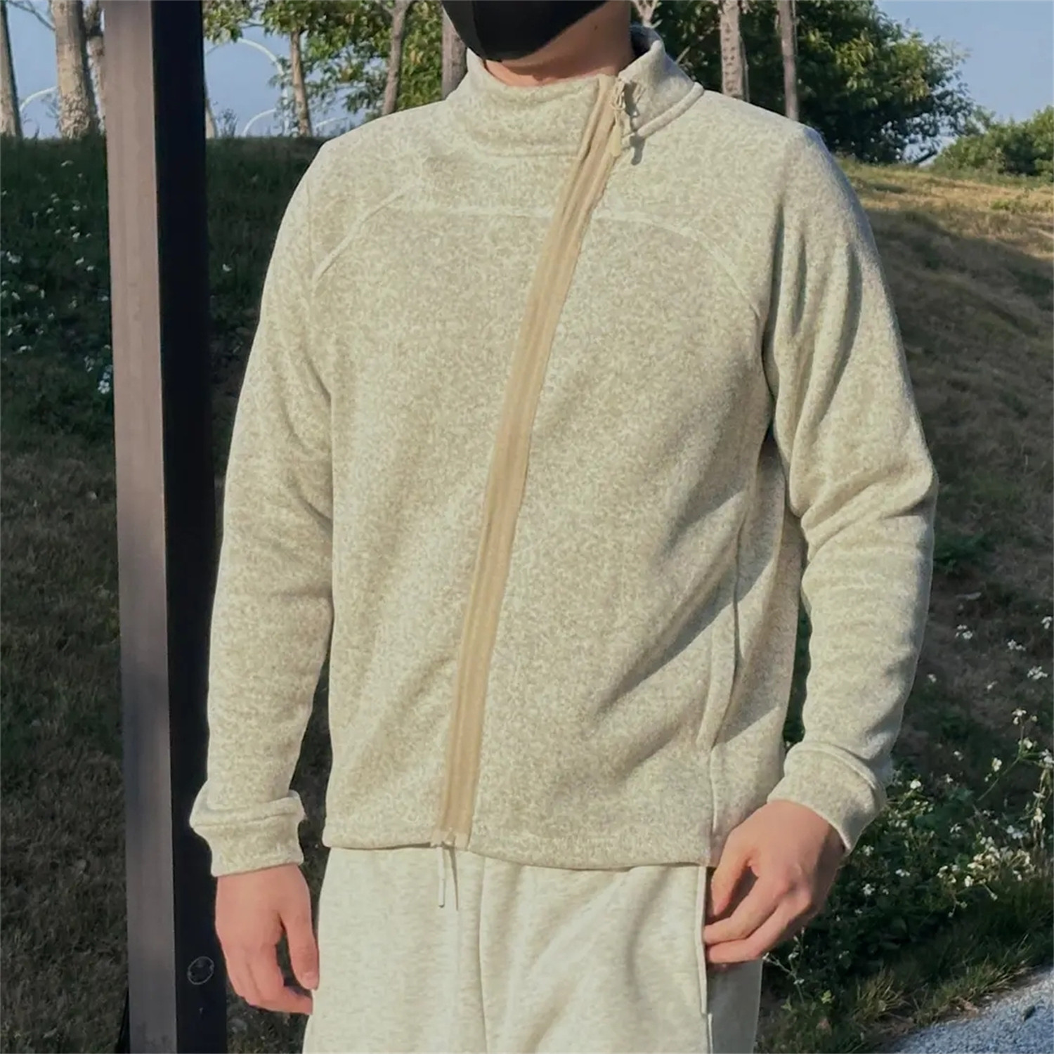 冬季加绒加厚蓄热保暖双面抓绒衣男户外运动休闲立领拉链开衫卫衣,男装,卫衣,淘宝优惠券,粉丝福利购,淘宝优惠卷