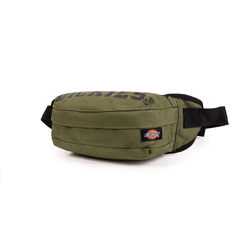Dickies 情侣款简约字母印花腰包挎包单肩斜跨包休闲胸包饺子腰包