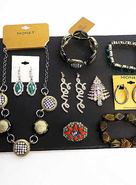 高端孤品项链耳环手链镀金欧美女