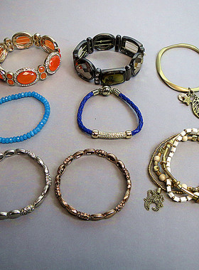 潮牌欧美女合金孤品手链