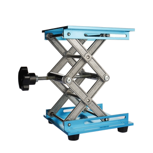 SAIEISE 铝氧化不锈钢升降台平稳小型手动控制平台物理化学实验室铁架台电热套支架夹具耗材教学设备