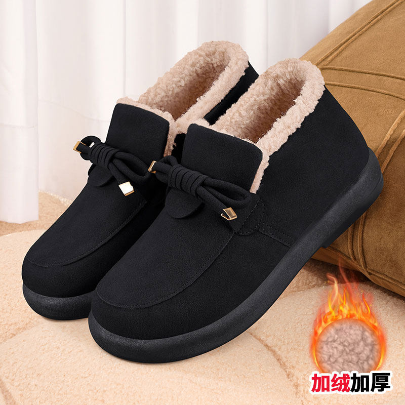 老北京棉鞋女冬加绒加厚保暖新款一脚蹬妈妈雪地靴防滑豆豆棉鞋子,女鞋,棉鞋,淘宝优惠券,粉丝福利购,淘宝优惠卷