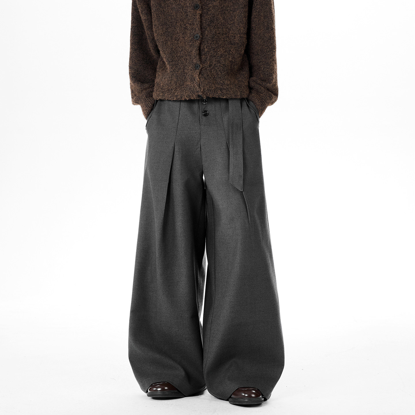 现货A412-DM550-特P51-限价98-排扣A字调节腰带西裤成份100涤纶，男装西裤，电商A412