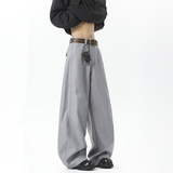 现货1000-A412-DM257-P65-限88-baggy廓形弯刀西裤休闲裤，男装西裤，电商A412