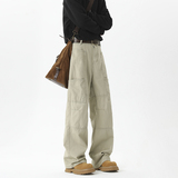 现货500-A412-DM289-P75-限98-高品质拼接几何伐木裤工装裤，男装休闲裤，电商A412