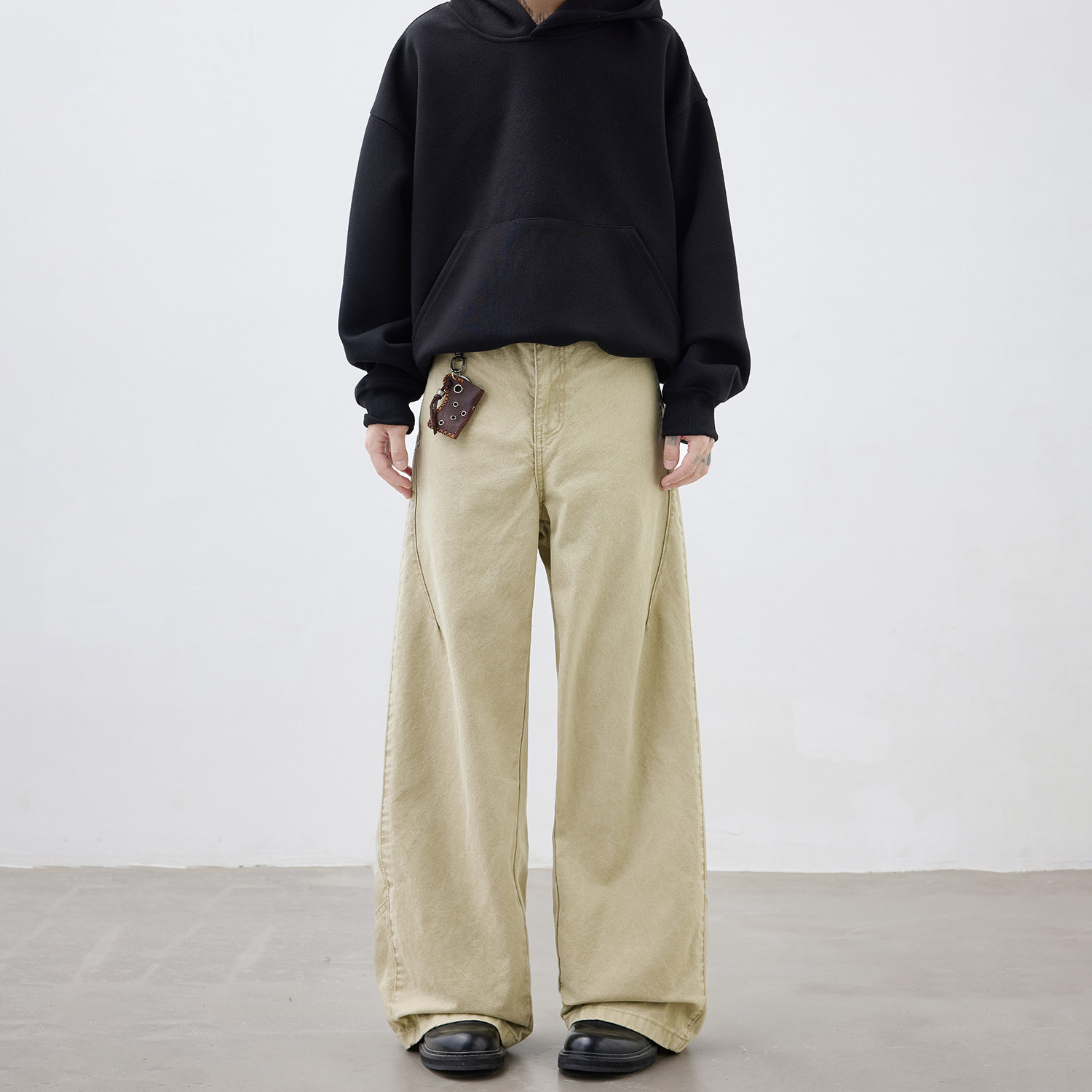 现货A412-DM445-特P53限价88-复古解构休闲工装裤,男装牛仔裤,电商A412