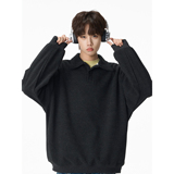 原创现货A412-FM8920-特P58-真醋酸羊毛混纺重磅深度库存POLO卫衣，男装Polo衫，电商A412