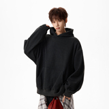 原创现货A412-FM803-特P60-超高质量450g加绒加厚水墨黑套头卫衣，男装卫衣，电商A412