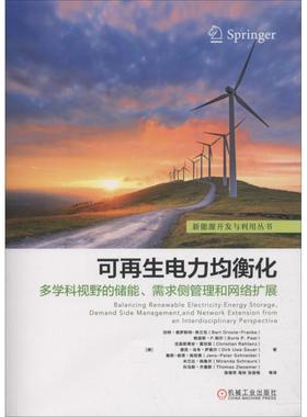 可再生电力均衡化:多学科视野的储能、需求侧管理和网络扩展 9787111609896 机械工业出版社 Droste-Franke,B.,Paal,B.P.,Rehtanz,