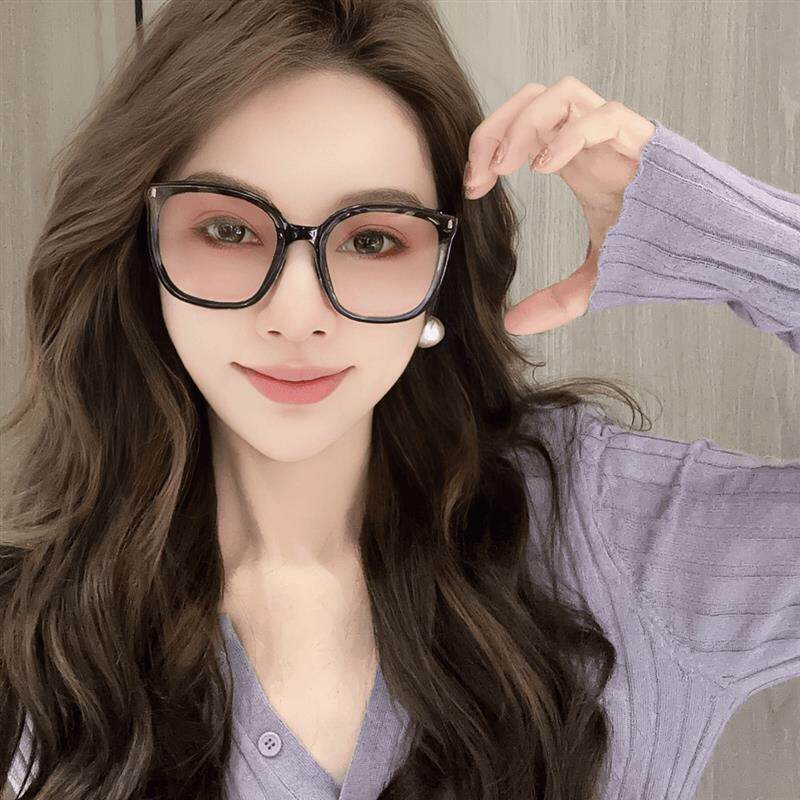 亿囍服配折叠墨镜大框偏光防紫外线太阳镜平光2024开车网红防晒镜