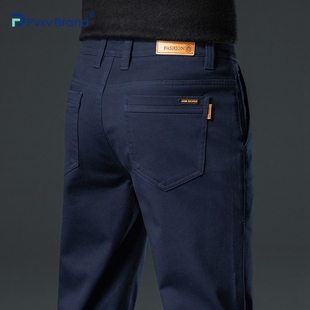 长裤 直筒高端商务男西装 男百搭抗皱修身 2025秋冬加绒防寒休闲裤