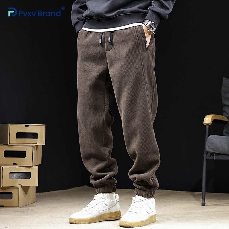 运动裤男春秋款加绒新款加厚卫裤