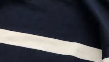 thumbnail for Left bell two-color horizontal strip sweater 33122433
