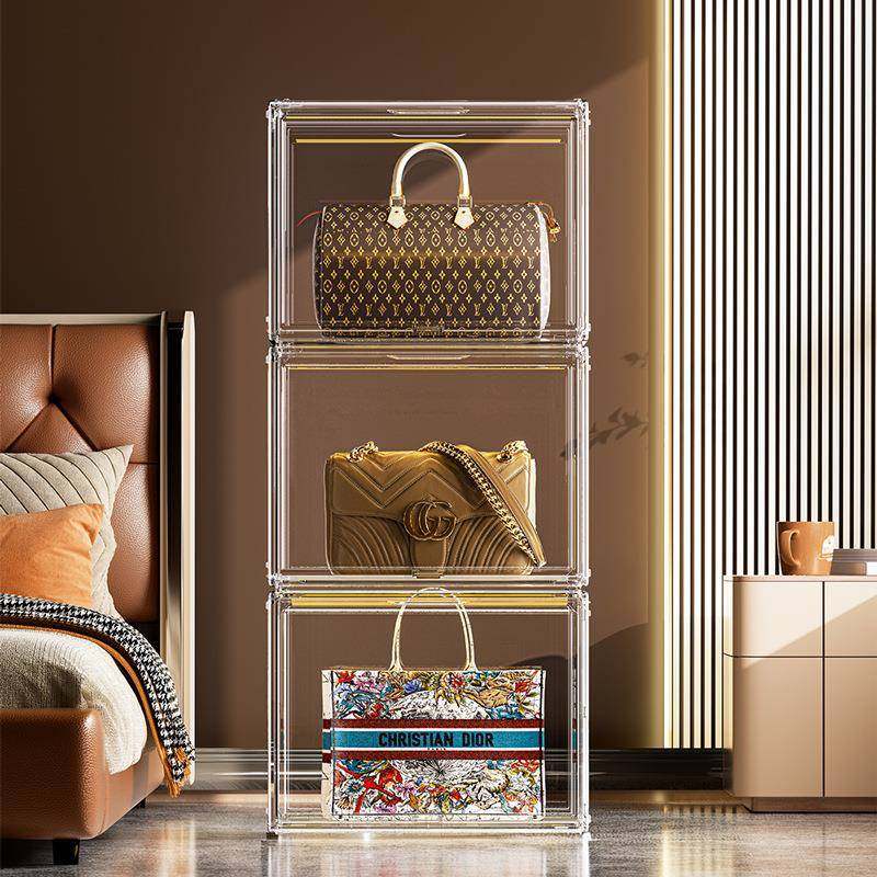 放包包收纳神器展示柜置物架包架家用专门防尘盒包柜架子亚克力盒,收纳整理,首饰盒,淘宝优惠券,粉丝福利购,淘宝优惠卷