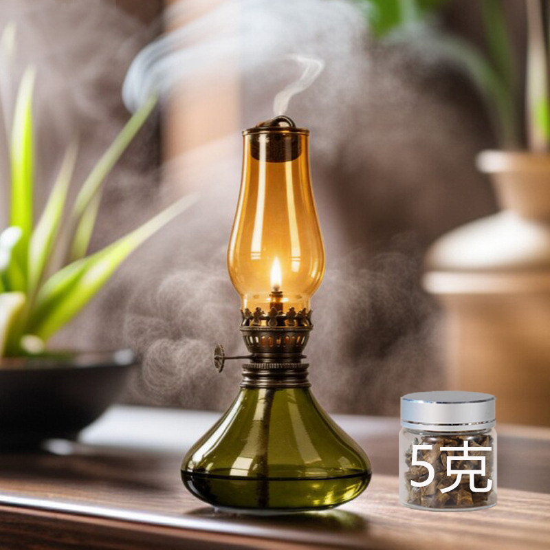 隔火玻璃木底香薰炉镊子网兜
