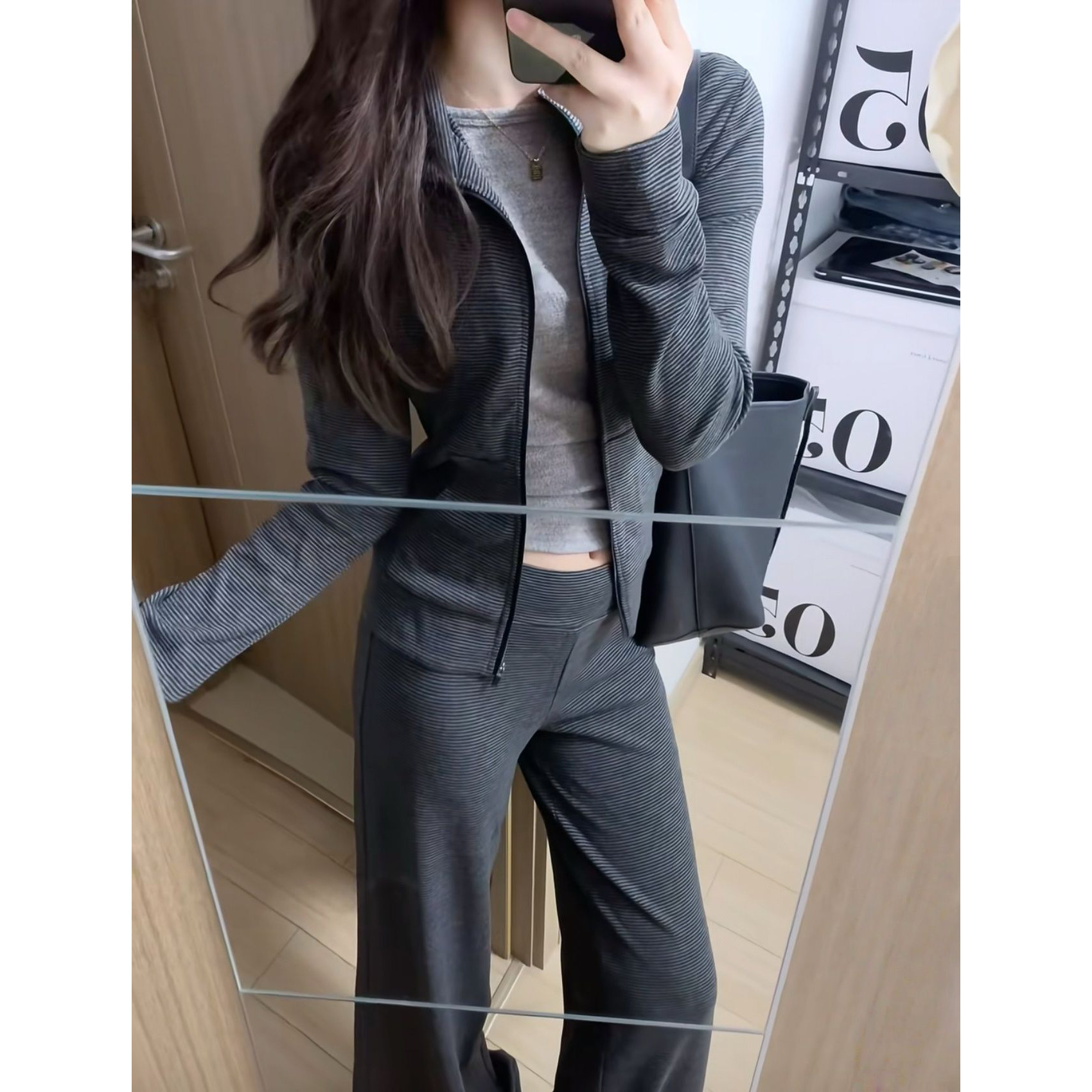 秋季运动套装女装淡人高知穿搭一整套休闲轻熟老钱风松弛感高级感