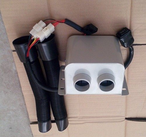 电动车暖风机48v电动三轮车暖器60v四轮车72v加热器除霜器电暖器