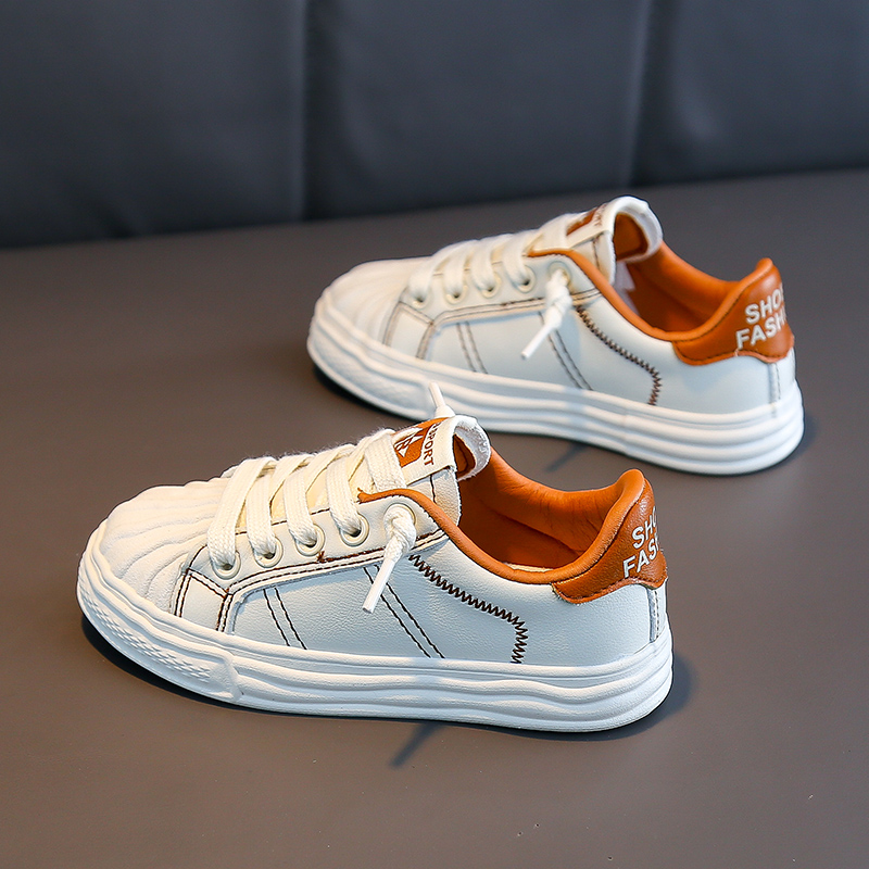 男童鞋子b2022春秋款软底儿童休闲鞋女童板鞋百搭小白鞋春季潮牌