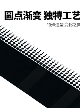黑色圆点渐变胶带密封美边公交站台灯箱壁挂装饰玻璃遮光无痕胶带