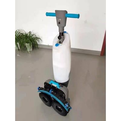 锂电池迷你手推式洗地机家用商用餐厅酒店物业小型擦地机洗拖一体