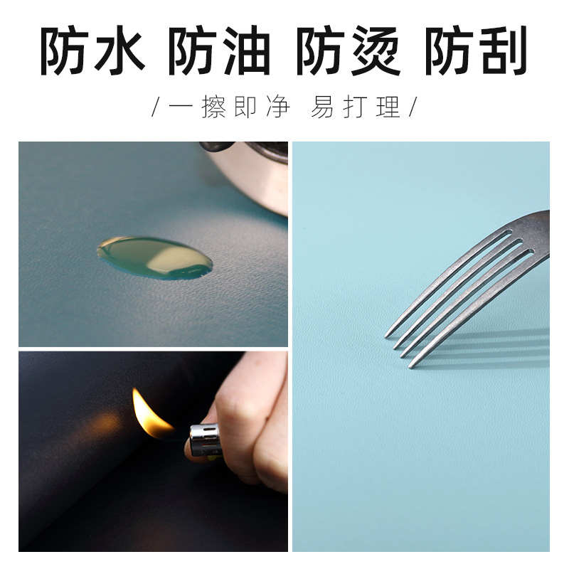 皮革桌垫书桌垫写字台学生简约电脑鼠标垫办公室桌垫办公耐脏定