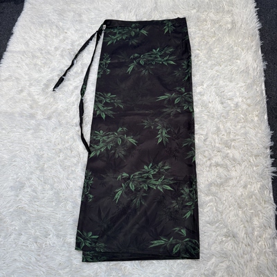 傣族民族女装缎面提花半身裙女2024夏季新款高腰显瘦气质中长款