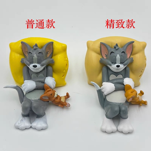 猫和老鼠汤姆杰瑞汽车摆件车内装饰用品大全可爱书桌玩偶车载摆件