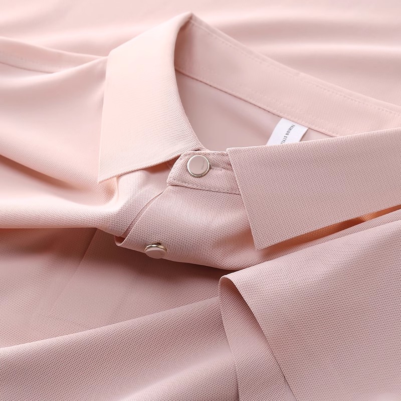 夏季冰丝速干翻领Polo衫2025新款