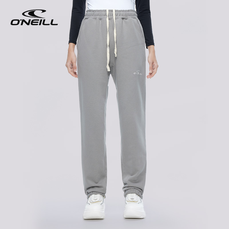 oneill亲肤舒适中性灰色运动裤