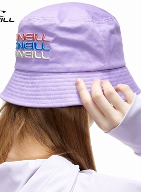 ONEILL男女同款渔夫帽可正反穿戴2025新款时尚多色logo防晒渔夫帽