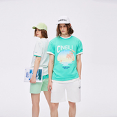 纯棉运动短袖 印花中性T恤透气设计感夏季 T恤 男女同款 ONEILL短袖