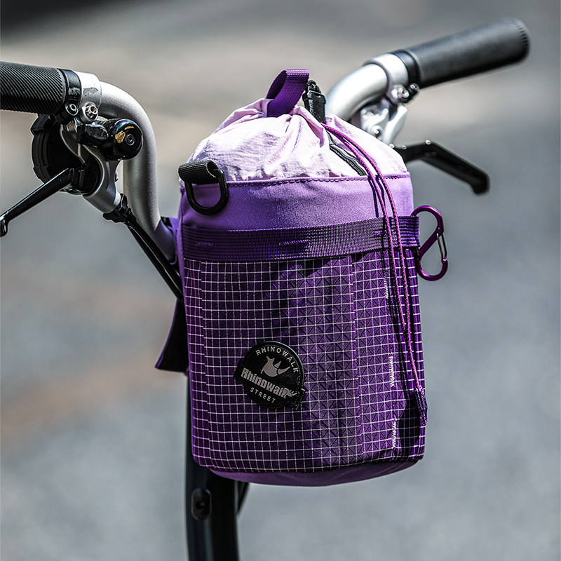 犀牛自行车包水壶包小布车头包折叠车置物包前置挂包骑行装备收纳
