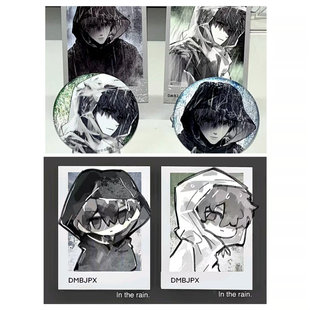 盗墓笔记雨夜系列周边张起灵吴邪吧唧拍立得瓶邪痛包挂件送礼物